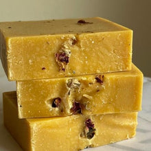 Load image into Gallery viewer, Citrus Amber Homemade Vegan Handcrafted Organic All Natural Soap